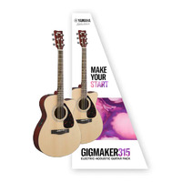 Yamaha GIGMAKER315 Electric-Acoustic Steel String Guitar Pack