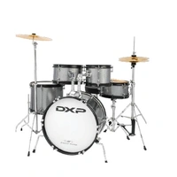 DXP TXJ7 Junior Kids Acoustic Drum Kit in Silver