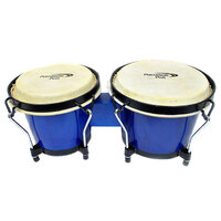 Percussion Plus 6 & 6-3/4" Wooden Bongos with Carry Bag