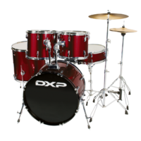 DXP Pioneer TX04 Standard/Rock Drum Kit in Red