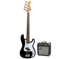 SX 3/4 Size Bass and Amp Guitar Package