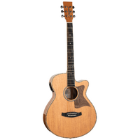 Tanglewood TRSFCEFMH Australian Red Cedar Top Super Folk Acoustic Guitar