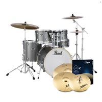 Pearl Export EXX Fusion 20" Drum Kit with Zildjian Planet Z Cymbal Pack