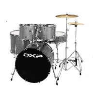 DXP Pioneer TX04 Standard/Rock Acoustic Drum Kit in Silver