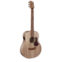Pratley SL Stage Solid Top Qld Blue Fig Acoustic Steel String Guitar, Layered Fig Back & Sides w/pickup [PRSLS-E-FF