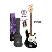 SX VEJ62FB Fretless Bass Guitar