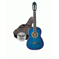 Ashton Nylon Acoustic Pack 1/4 Size in Blue