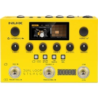 NUX Dual Loop Stereo Looper Pedal – Dual Track Stereo Looper with Drum Machine, MIDI & USB Audio