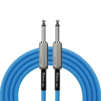 Kirlin Premium Instrument Cable | 1/4" Mono Guitar Glow Cable Royal Sapphire