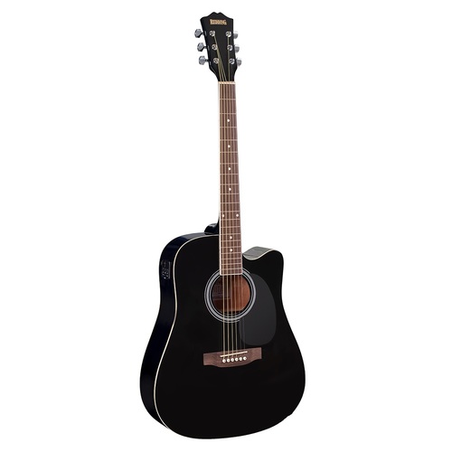 Redding RED50CE Acoustic Steel String Guitar [Colour: Black]