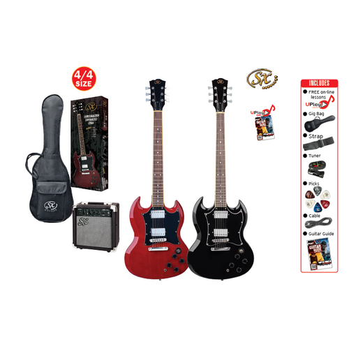 SX SG Style Electric Guitar Pack [Colour: Red]