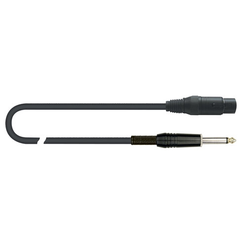 Quiklok Microphone Lead XLR Female connector cable to Mono 6.3 mm