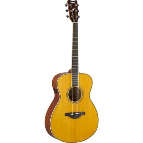 Yamaha CFS-TA-VN TransAcoustic Parlour Acoustic Guitar Vintage Natural