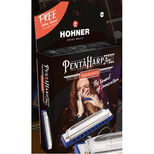 Hohner Penta Harp Harmonica [Key: C Minor]