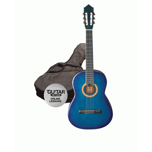 Ashton Nylon Acoustic Pack 1/4 Size in Blue