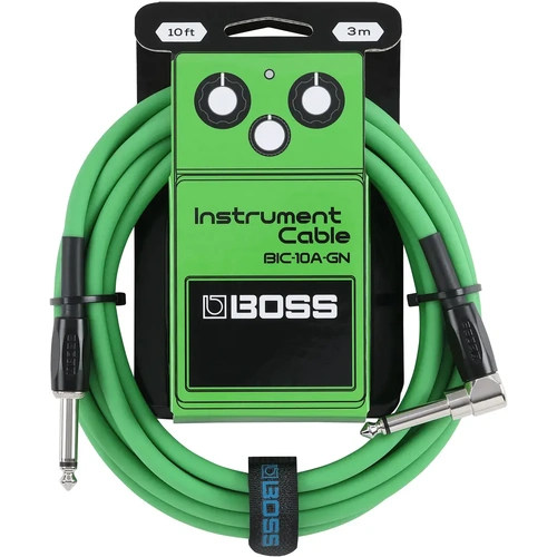 Boss BIC10A Guitar Cable [Colour: Green]
