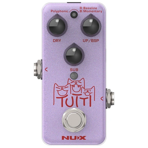 NUX TUTTI Polyphonic Octave Pedal – Multi-Octave Effects