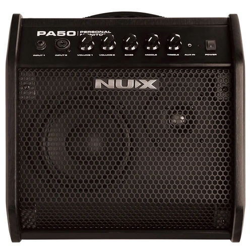 NUX PA-50 50W Personal Monitoring Amplifier & Portable PA Speaker